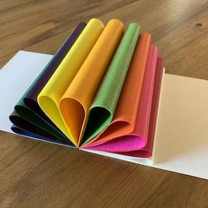 Papier cerf-volant multicolore - deux tailles
