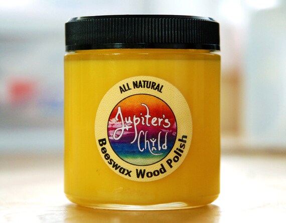 All Natural Beeswax Wood Polish with Organic Jojoba Oil, 4 oz. — Jupiter's  Child