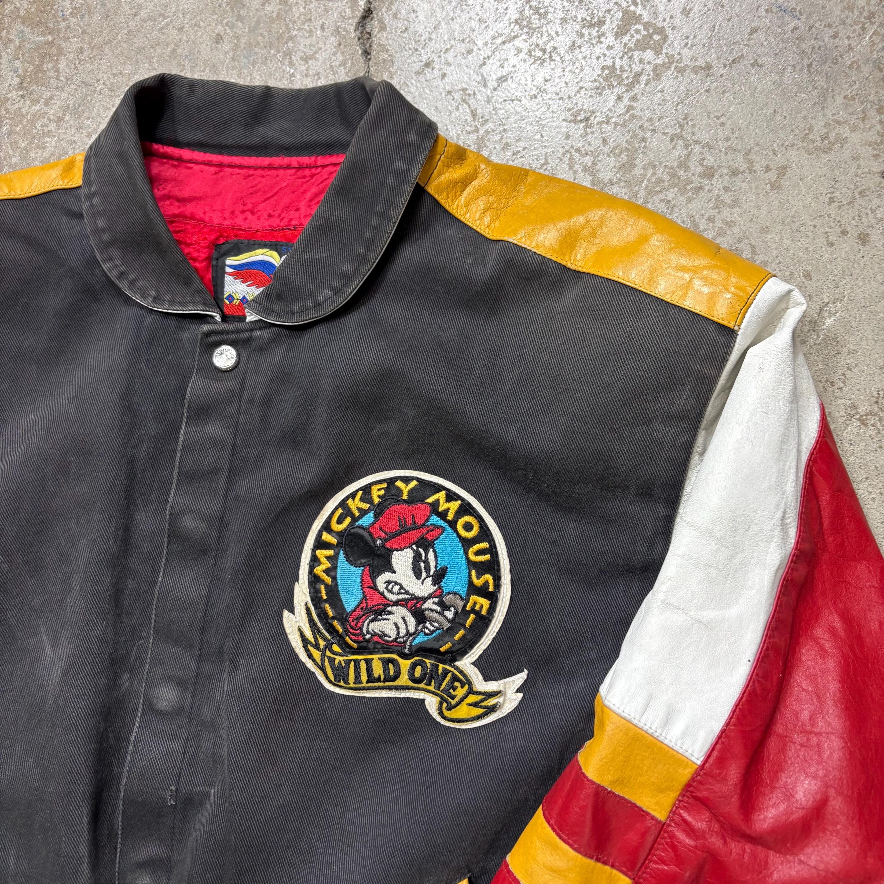 Vintage Jeff Hamilton Mickey Mouse “wild One” Patchwork