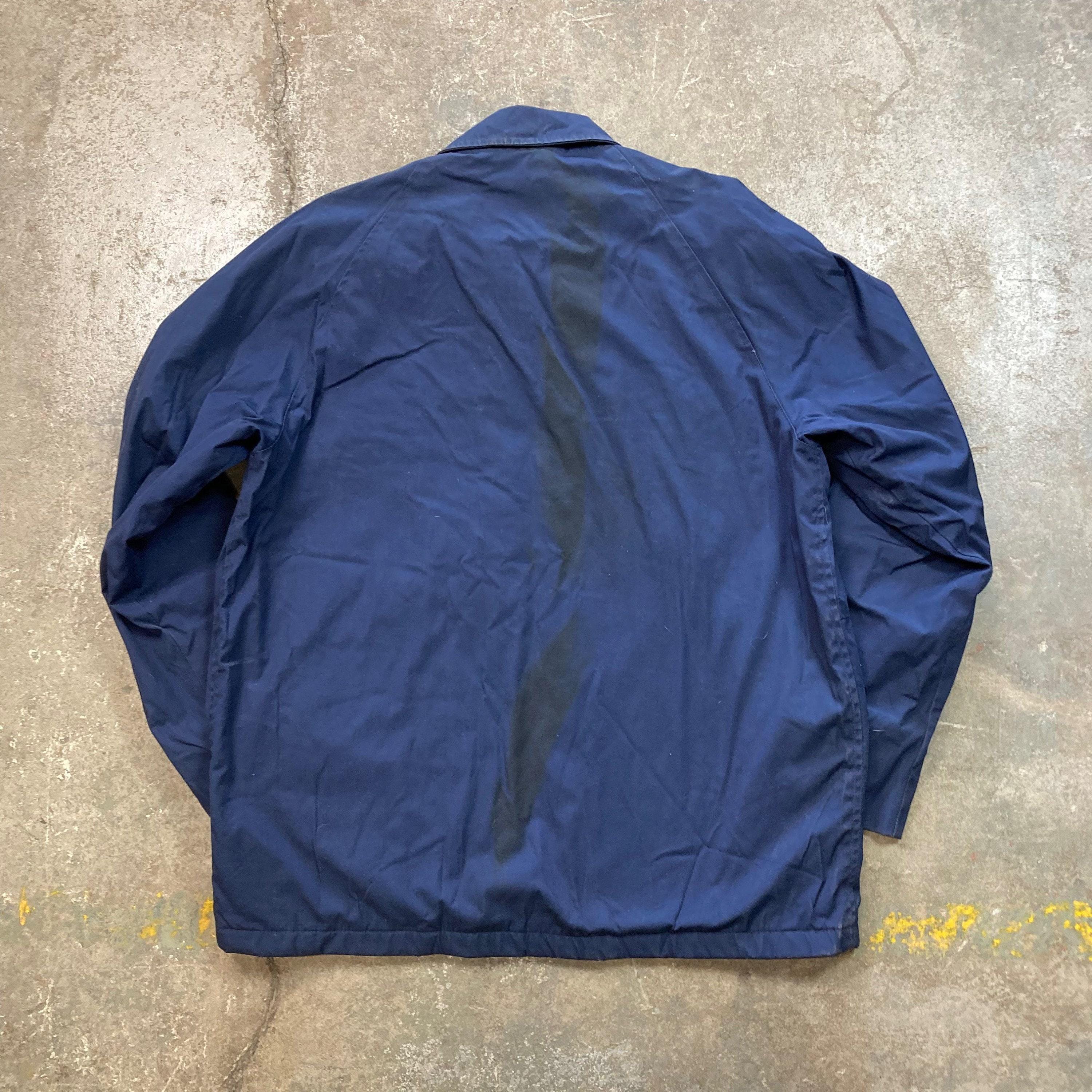 Vintage 1980s USN Blue Deck Jacket Sz 44L - Etsy
