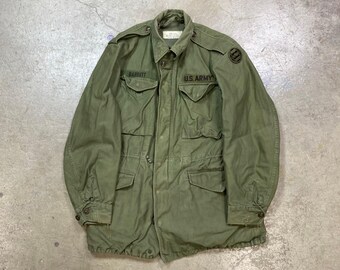 ジャケット・アウター 50s US ARMY / M-51 mod coat Vtg 50s Korean War M-51 Jacket US Army Military Field Coat