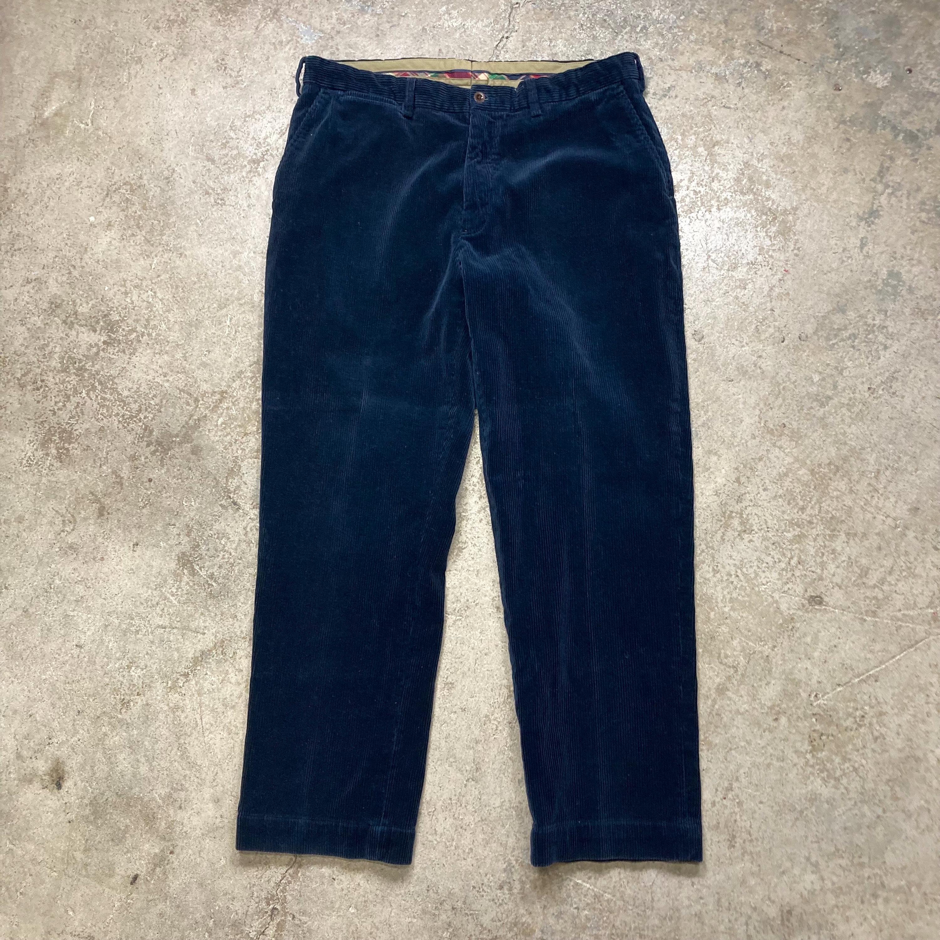 ヴィンテージ 90 年代 ポロ ラルフローレン ネイビーブルー ワイド