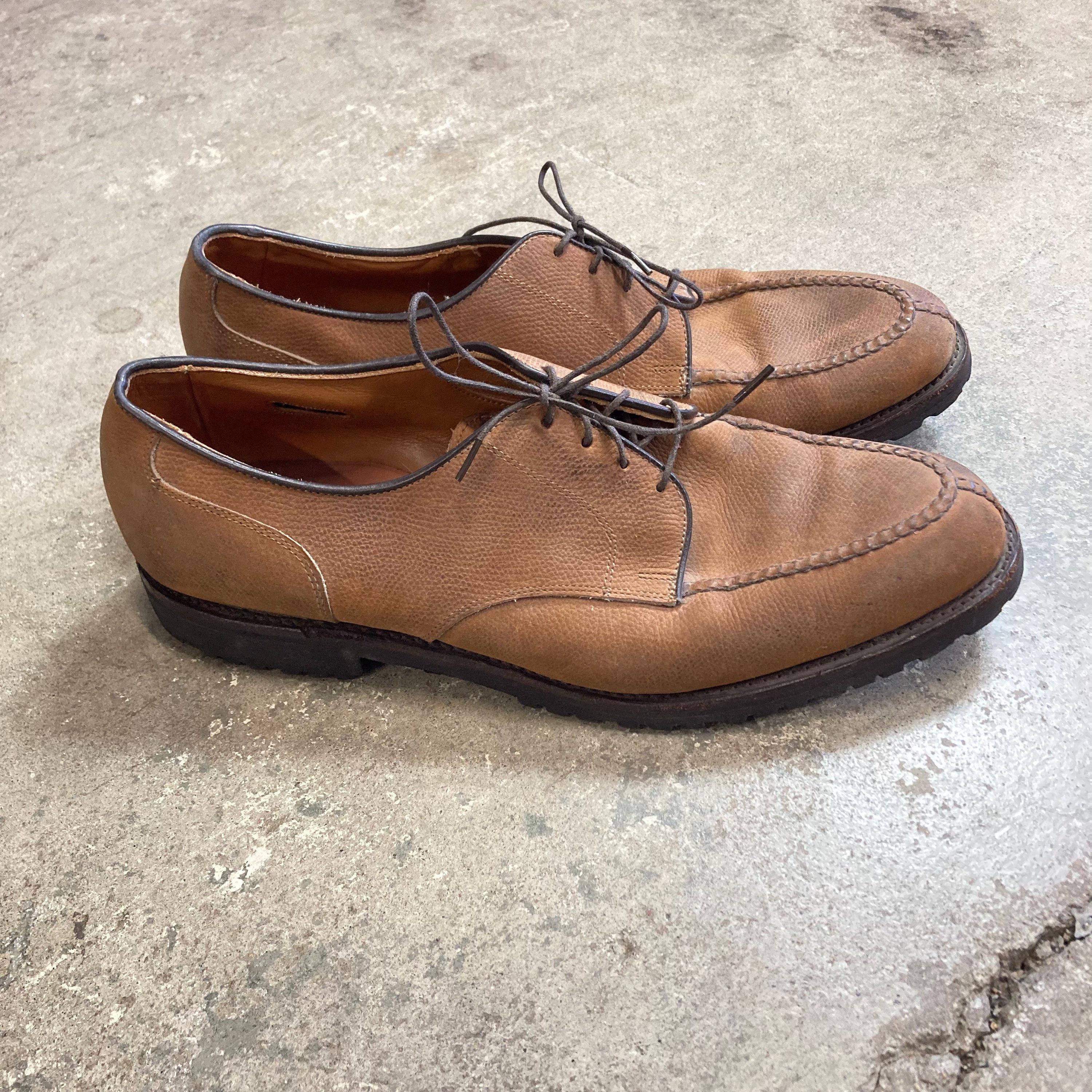 Allen Edmonds Delray Split Toe Blutchers Mens Chili Brown Size 13 D Handmade USA IMG_2815.jpeg?format=1500w main image 3
