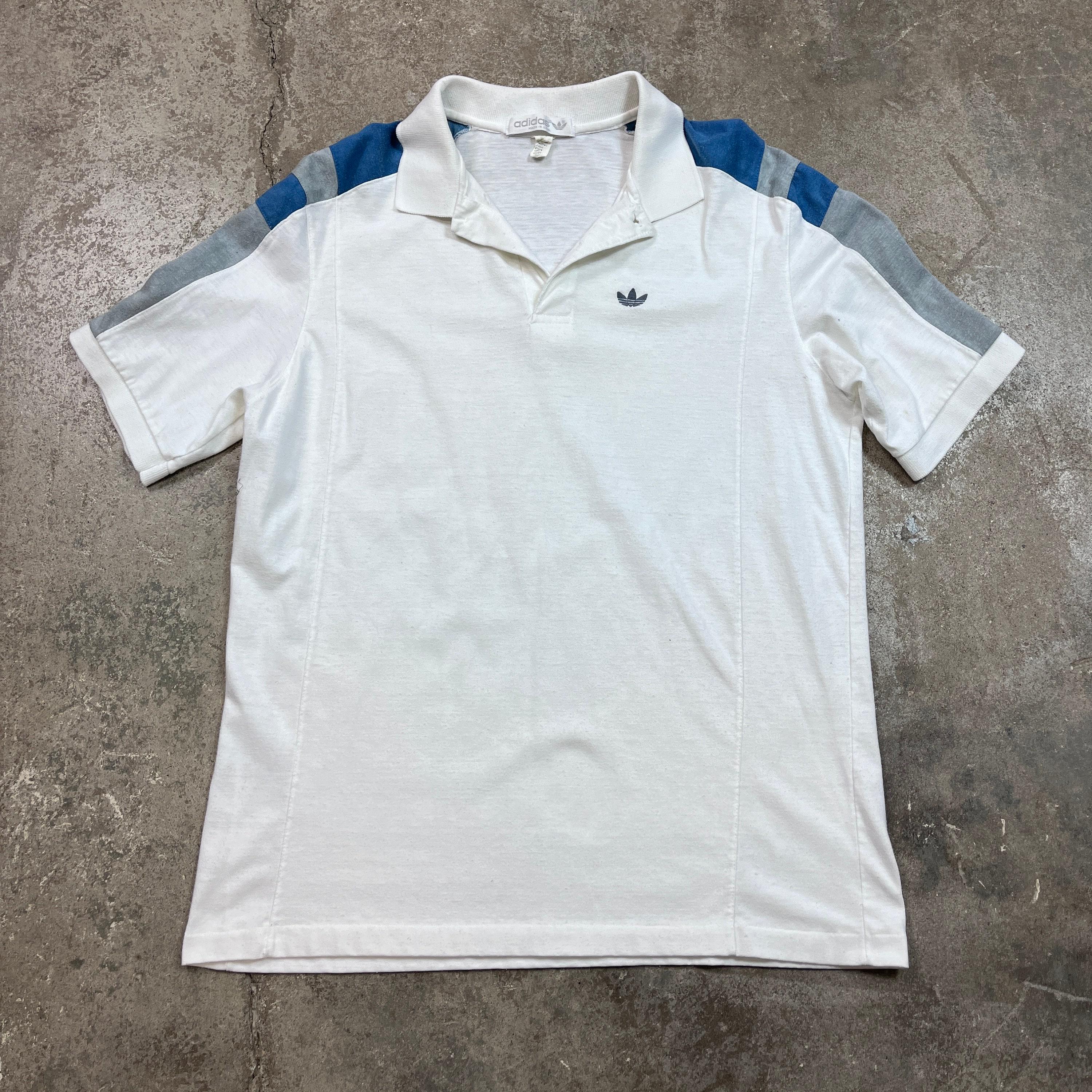 【人気ショップが最安値挑戦！】 - Shirt Polo USA in Made Adidas 1980s Vintage XL Etsy - トップス