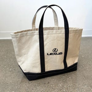 Lexus Embroidered Canvas Large Tote Bag Made in USA - Etsy