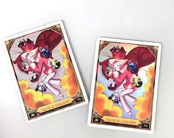Hazbin Hotel Lucifer Sammelkarte Quack Dreams Hellaverse-inspiriert Fan-Erstellung