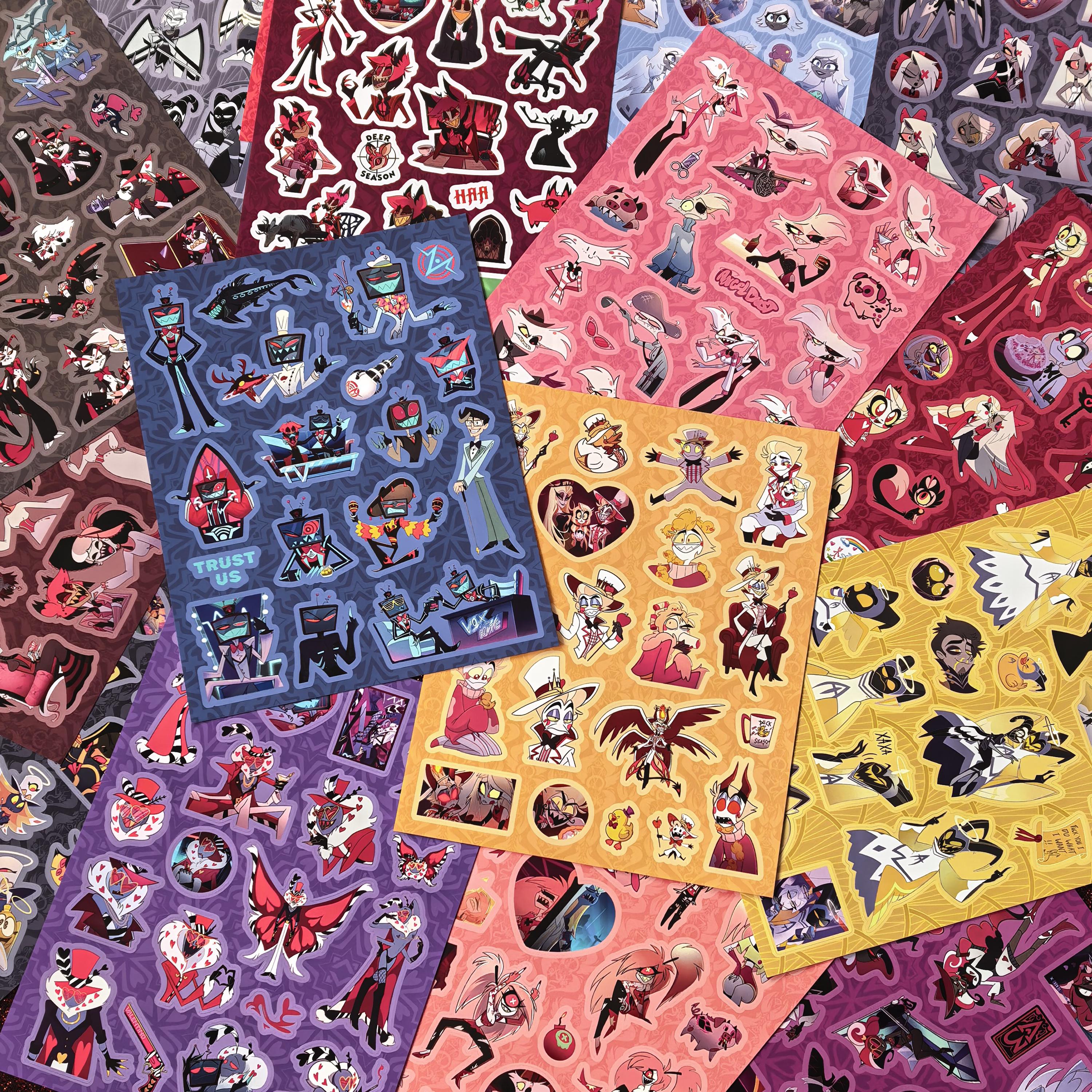 Hazbin hotel stickers - Etsy 日本