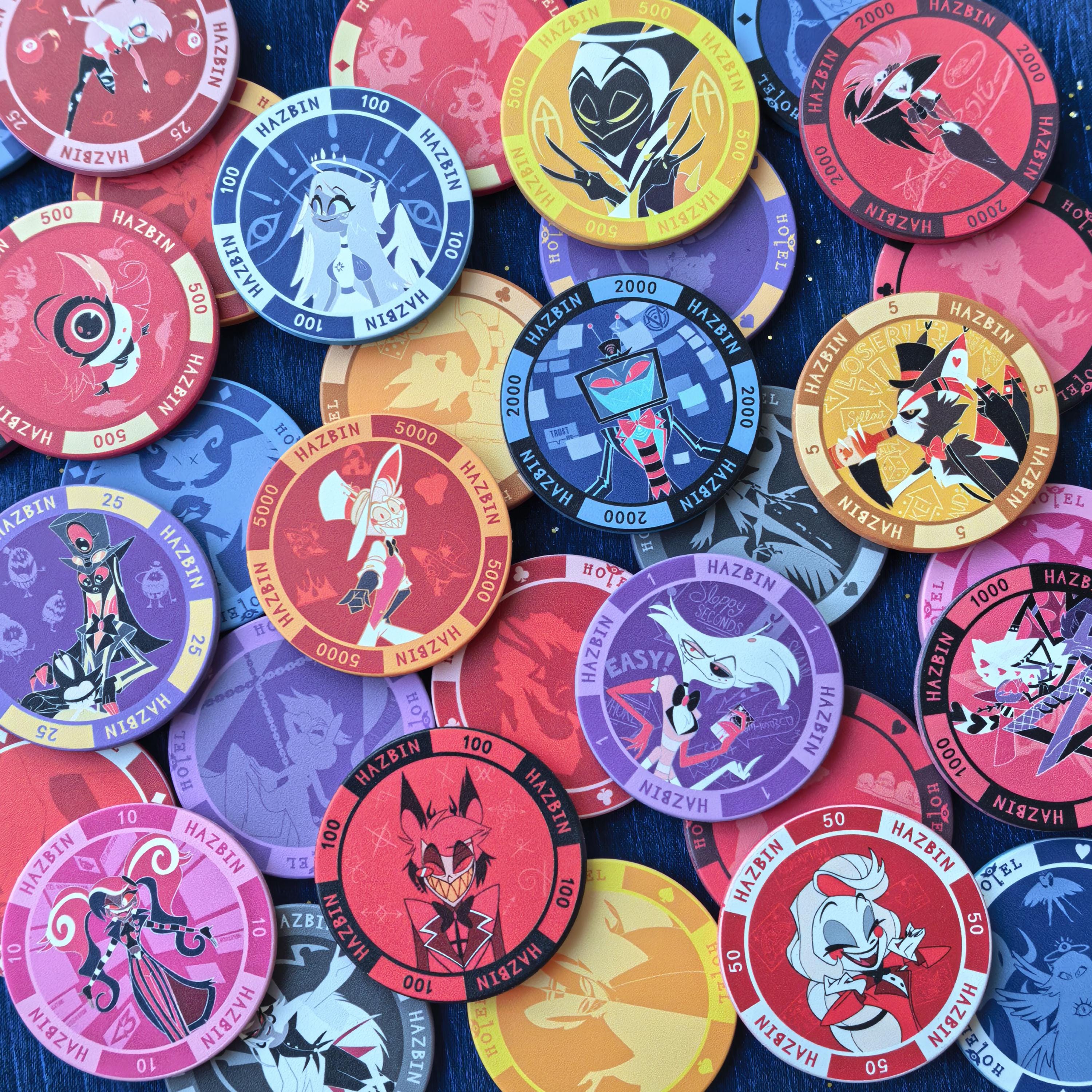 Hazbin Poker Chips - Etsy
