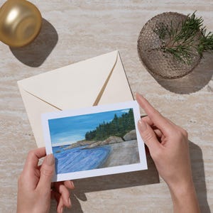 Ocean Card, Beach Greetings Card, Sea Greetings Card, Blank Ocean Card, Ocean Greetings Card, Travel Card, Beach Birthday, East Coast Card