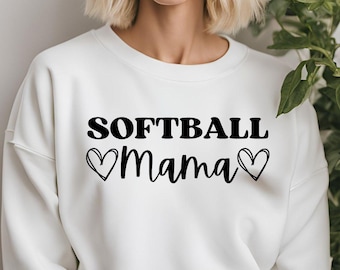 Softball Mom SVG, Softball Mama SVG, Softball Mom PNG, Softball Mom Shirt, Love Softball svg, Softball Mama