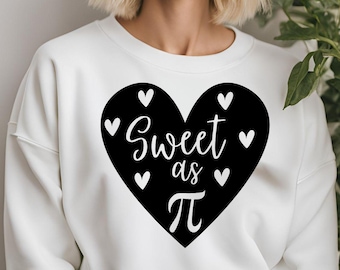Pi Day SVG | Pi Day PNG | Happy Pie Day SVG | Math Teacher Shirt Design | Sweet as Pi Shirt |Pi Day Party Digital Download|