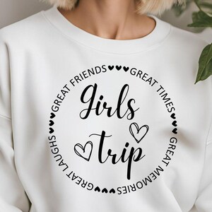 Girls Trip SVG, Girls Trip, Girls Weekend Cut File, Girls Trip Therapy Design, Girls Getaway SVG Digital Download Cricut
