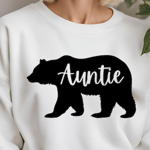 Tante SVG | Tante Sweatshirt Design | Süße Tante Shirt SVG | Gesegnete Tante SVG für Cricut |  Tante Tasse Geschenkidee