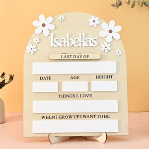 Personalized First Day School Sign, Back to School Sign, Kindergarten 1st Day of School Sign Reusable, Wooden School Board,School Photo Prop