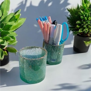 Pen Holder, Make Up Brush Holder, Bathroom Vanity Kit, Paint Brush Holder, Kitchen tools Organizer, Organizer, Home Decor, 1 piece