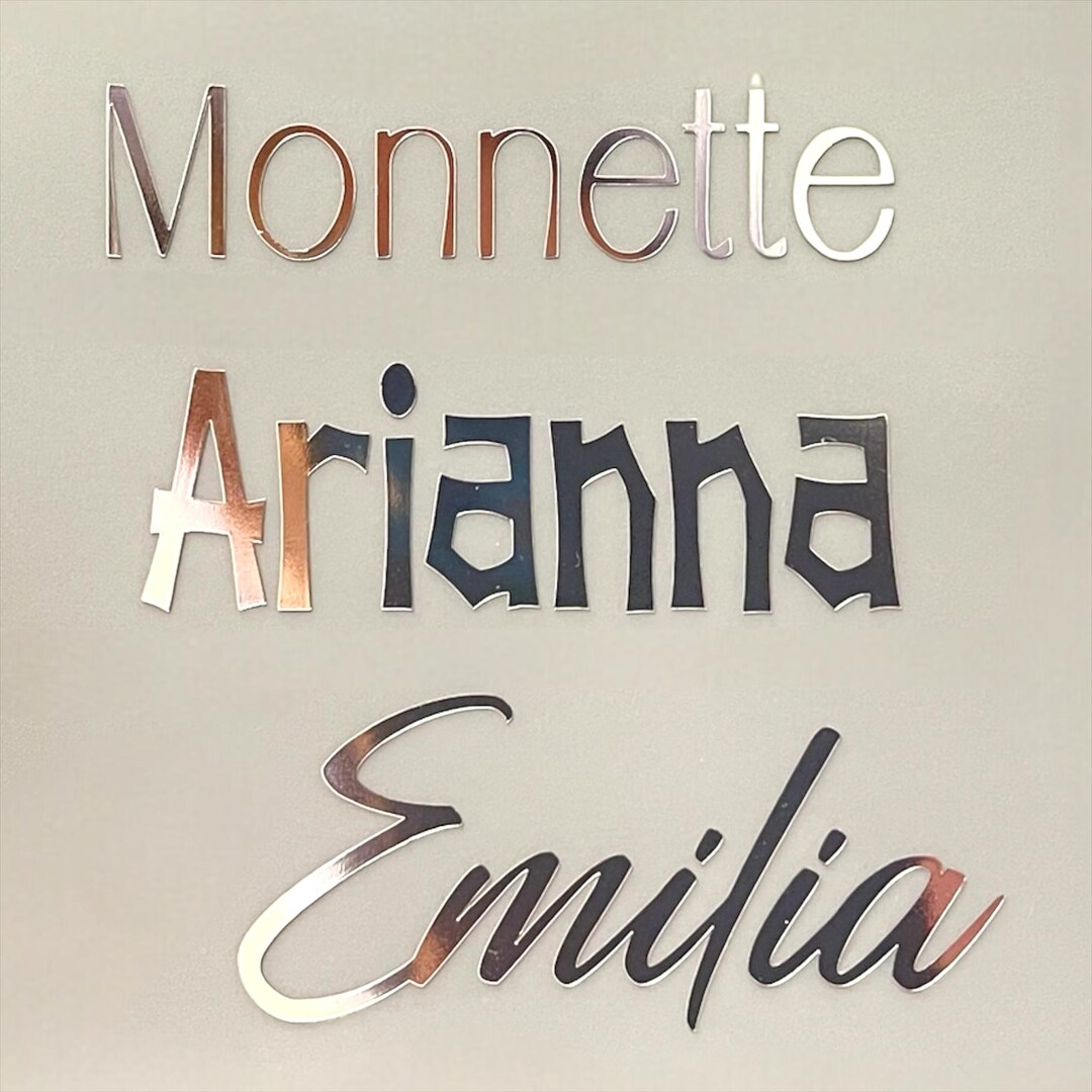 Personalized Cursive Name Stickers: Party Favors Supplies, Wedding ...