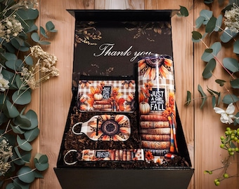 Fall Tumbler Gift Set, Self-Care Box for her