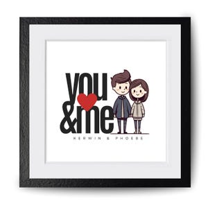Custom Cartoon Portrait from Photo, Personalized Couple Cartoon, Digital Couple Illustration, Couple Cartoon Drawing, Couple Wedding Gift