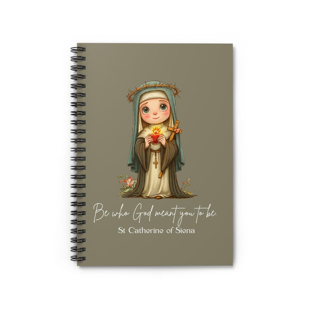 Aint Catherine of Siena Journal Catholic Notebook Faith-inspired ...