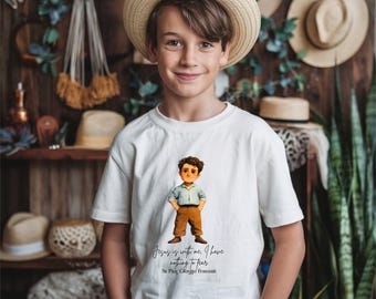 Saint Pier Giorgio Frassati, Short Sleeve Shirt for Kids , Catholic Tee, Religious Kids T-Shirt, Inspirational Prayer Gift for Children