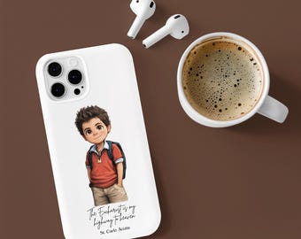 St Carlo Acutis Tough Phone Case, Spiritual Gift