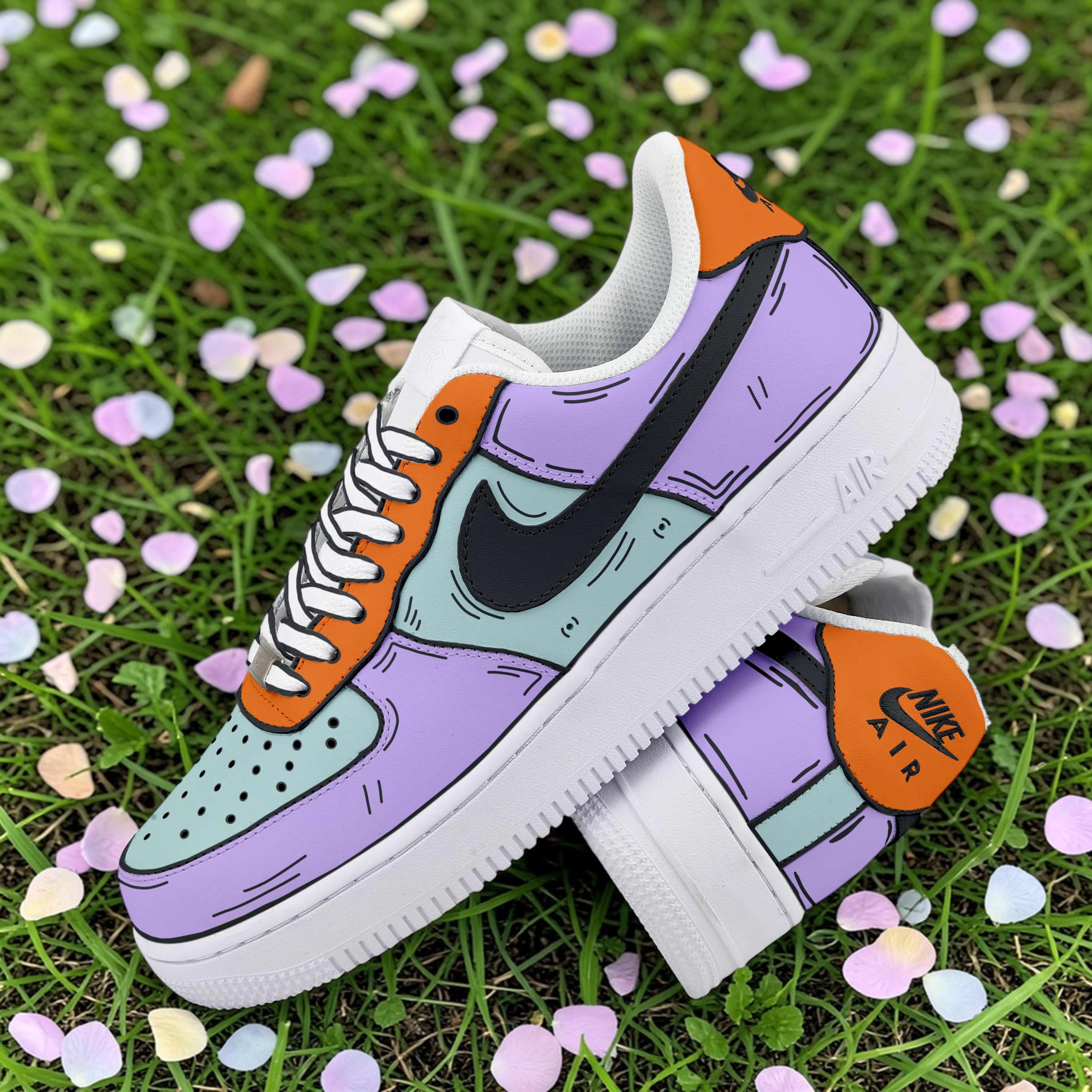 nike air force 1 doodle swoosh