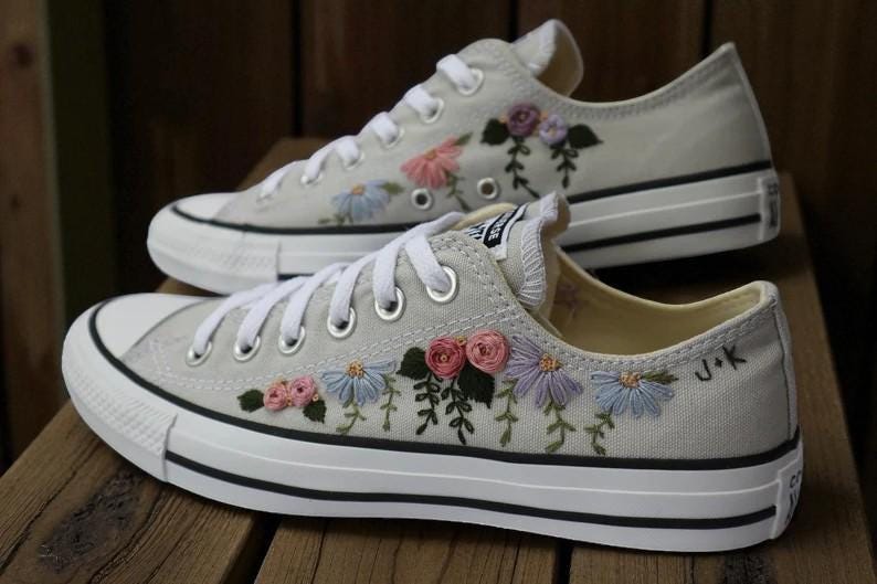 Converse niña de las flores México