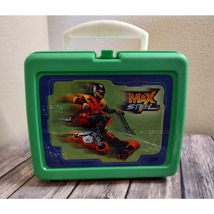 Vintage 1999 Max Steel Plastic Lunch Box, No Thermos 126