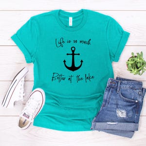 Lake Life Hoodie, Sweatshirt, Unisex-Größen, See Tage, Bootfahren, Camping, Angeln, Strand, Sonnenschein, Sommer, Dock, Segeln, Seil, Schwimmen