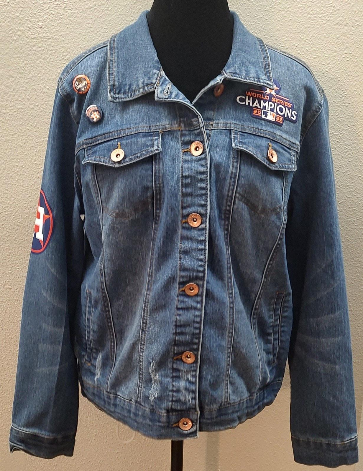 Astros Jean Jacket - Etsy