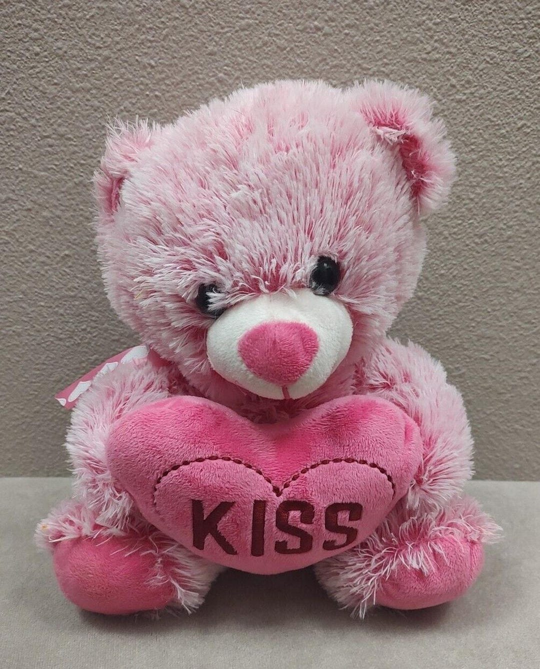 Pink Teddy Bear Valentines Day Love Kiss With Heart A9 - Etsy