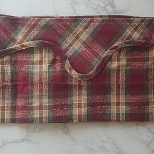 Longaberger Baguette Basket Liner/fabric Orchard Park Plaid 2311281 New A7