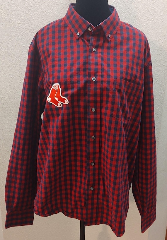 red sox dress shirt Margaritaville Men's Navy Boston Island Life Floral Party Button-Up Crafted in our ultra Men's New Era Navy Boston