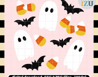 Cute ghost png, cute Halloween svg,retro halloween SVG,ghost seamless pattern, spooky season svg, SVG for cricut, cameo Sillohuette,