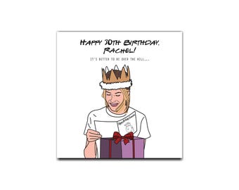 Cuando cumpla 30 años Tarjeta de cumpleaños para amiga: Cultura pop personalizada