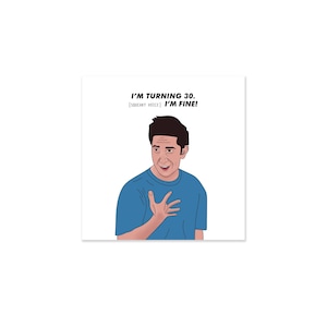 Carte d'anniversaire pour lui pour ses 30 ans, Carte pour elle 30 ans Je vais bien