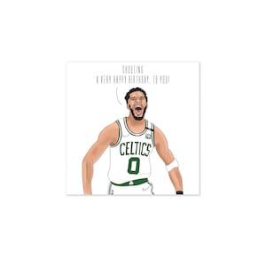 Jayson Tatum Geburtstagskarte für ihn, Basketball Geburtstagskarte für sie