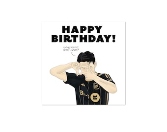 Son Heung-min style Birthday Card: Los Angeles FC fan gift