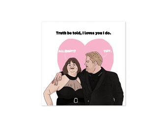Nessa and Smithy Inspired Anniversary Card