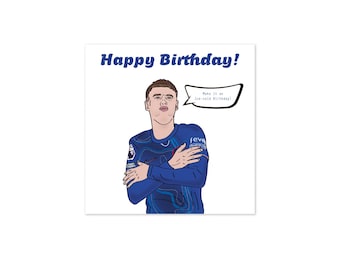 Cole Palmer Birthday Card for Football Fans | Chelsea FC Inspired Sports Keepsake