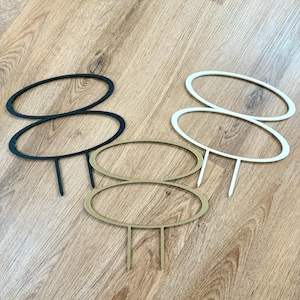 Wide Hoop Trellis for Plants, Double Hoop, Hoya Trellis, Indoor Plant Trellis, Plant Gift, Climbing Plants, Houseplant Trellis, Boho Decor