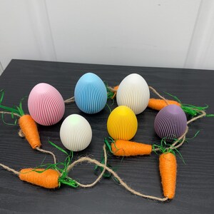 Ribbed Easter Egg Decor
