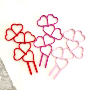 Valentines Day Heart Trellis for plants – 3 Pack, Gift for her, Valentine gift, plant trellis, plant decor, plant accessory, plant support