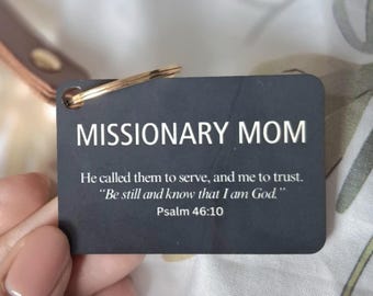 Missionary Mom, Dad, Brother, Sister, Grandma, Grandpa, Aunty, Uncle, Friend, Bestfriend Keychain: Personalized Gifts for Moms, Special Gift