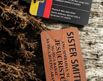 Customizable LDS Missionary Luggage Tag – Personalized & Durable