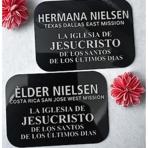 Personalized Missionary Name Tag | Elder, Sister, Service Gift