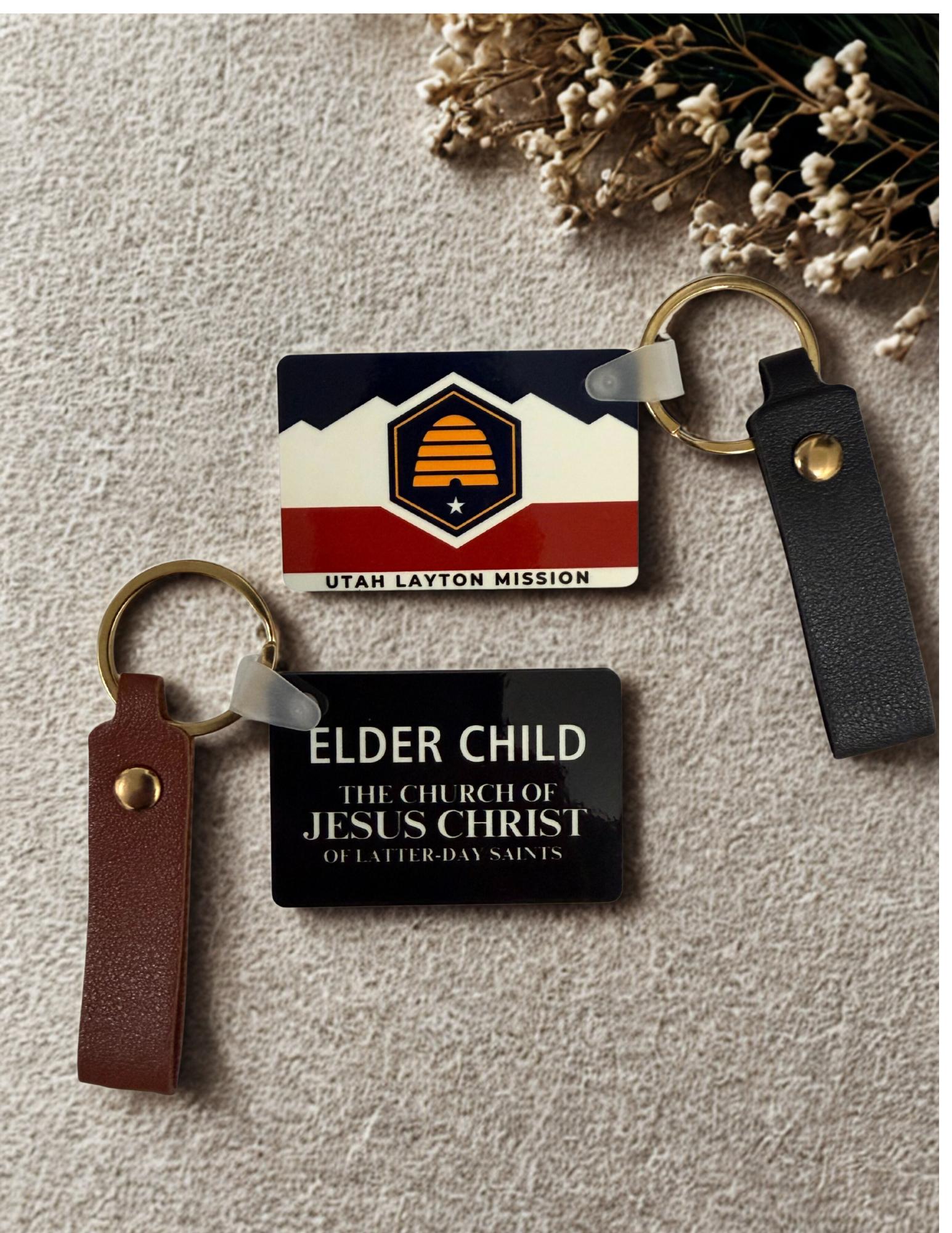 Mission Key Chain Personalized Double-sided Missionary Keychain – Custom LDS Mission Gift ...