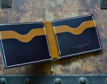 CygnetV2 in Horween Cavalier Sunflower&Plum -  with Stash pocket