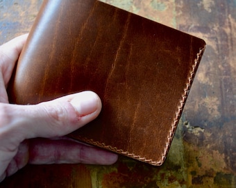 CygnetV2 in Horween Cavalier - Hand Stitched Bifold Wallet