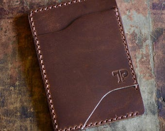 SiahV2 in Horween Cavalier - Minimalist Card Sleeve Wallet
